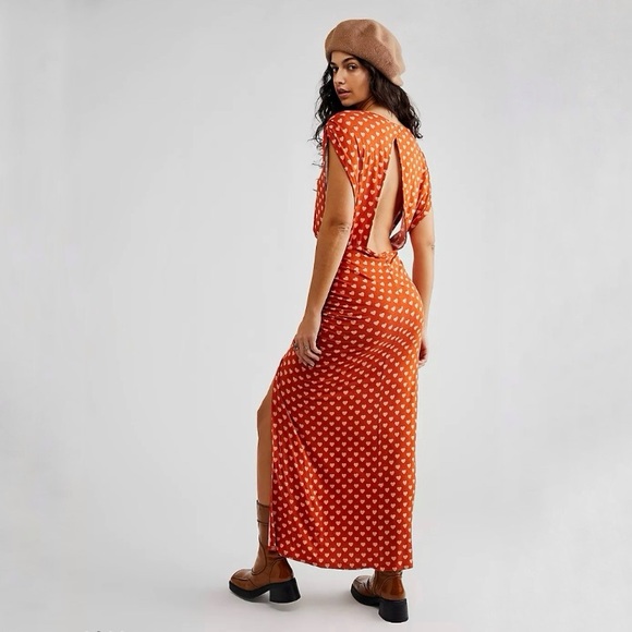 Free People Lakeside Printed Midi Dress - Picture 11 of 16